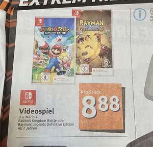 Bei Action Nintendo Switch Spiele[DOWNLOAD CODE]Mario und Rayman für nur8.88€