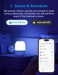 Meross Dimmbare RGBWW WLAN LED Nachttischlampe mit Apple HomeKit