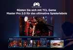 TCL 55T8A 55-Zoll-Fernseher, QLED, 144Hz VRR, HDR 1000 nits, Full Array Local Dimming, IMAX Enhanced, Dolby Vision und Atmos