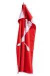PUMA Handtuch - Sporthandtuch Statement Deluxe Edition, 70 x 140 cm in Rot oder Schwarz