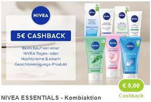 3x Nivea Gesichtspflege + 3x Reinigungstücher bei DM mit Cashback & Payback (personalisiert)