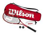 Wilson Squash-Set, Starter, Schläger, Bälle, Trinkflasche, Tasche, Damen/Herren, Starter Squash Kit