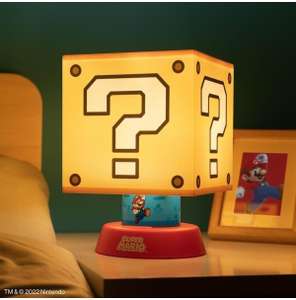 Paladone Super Mario Question Mark Icon Lampe