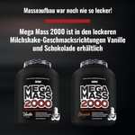WEIDER Mega Mass 2000 Weight Gainer, Schokolade, 2,7kg (7kg für 71,80€)