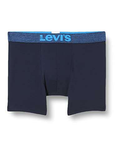 2x Levi's Herren Melange Wasitband Organic Cotton Boxer, S-XXL