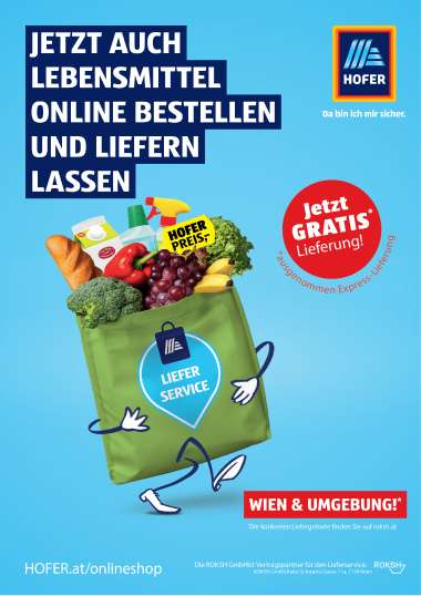 Hofer Roksh gratis Zustellung ab 39€ bis 31. Juli (neue Liefergiebte)
