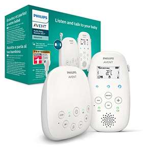 Philips Avent SCD713 Audio Babyphone mit DECT-Technologie, Eco-Mode, Gegensprechfunktion, Schlaf- und Nachtlieder, Temperatursensor