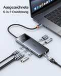 Baseus USB C Hub 10Gbps USB 3.2 Adapter mit LAN Ethernet, 4K@60Hz HDMI,