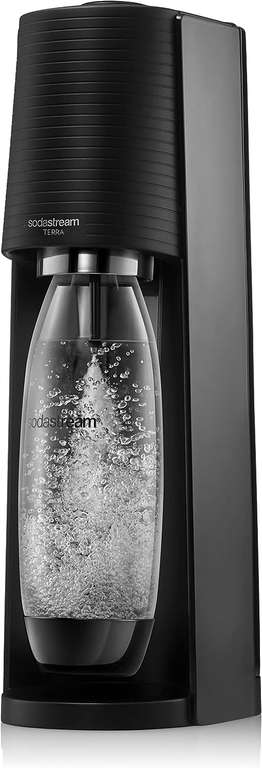 SodaStream Terra mit 3 Kunststoffflaschen inkl. Zylinder (Vorteilspack) + 10€ Cashback = 40€ effektiv!