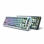 GAMAKAY LK67 Tastatur Individualisierter Bausatz mit 67 Tasten RGB, Montageplatte Gehäuse mit Drehknopf