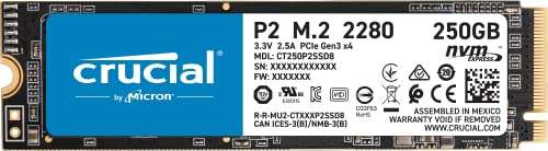 Crucial P2 CT250P2SSD8 250GB Interne SSD