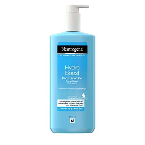 400ml Neutrogena Hydro Boost Bodylotion Gel, ultraleichte Feuchtigkeitscreme mit Hyaluron