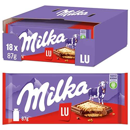 18x 87g Milka Schokolade & LU Kekse