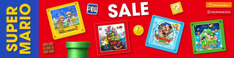 Nintendo e-Shop: Welle 1 des Super Mario-Sales (4 Triple AAA Spiele im Angebot - siehe Beschreibung)