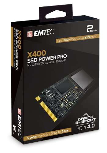 Emtec X400 SSD Power Pro 2TB, M.2