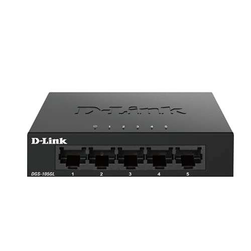 D-Link DGS-105GL 5-Port Unmanaged Gigabit Switch
