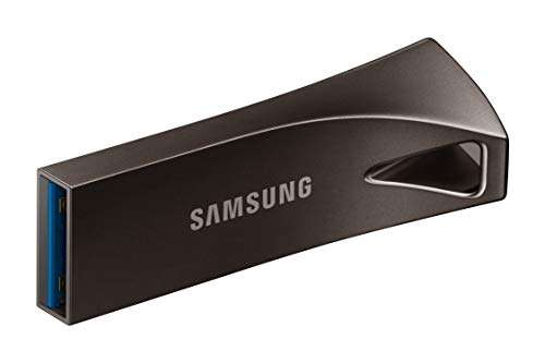 Samsung USB-Stick Typ-A BAR Plus (MUF-128BE4/APC), 128 GB, 400 MB/s Lesen, 60 MB/s Schreiben,