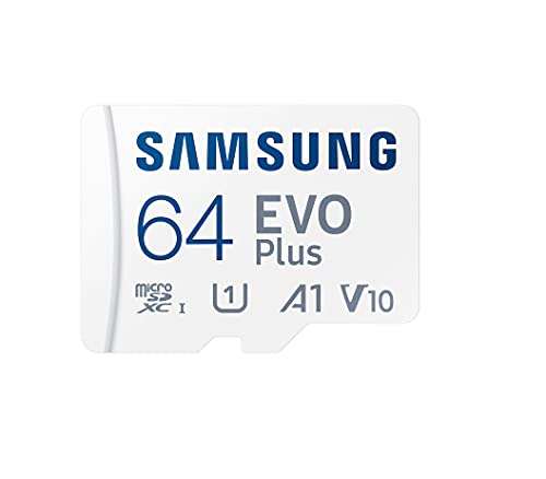 Samsung "EVO Plus 2021" microSDXC (64GB, R130)