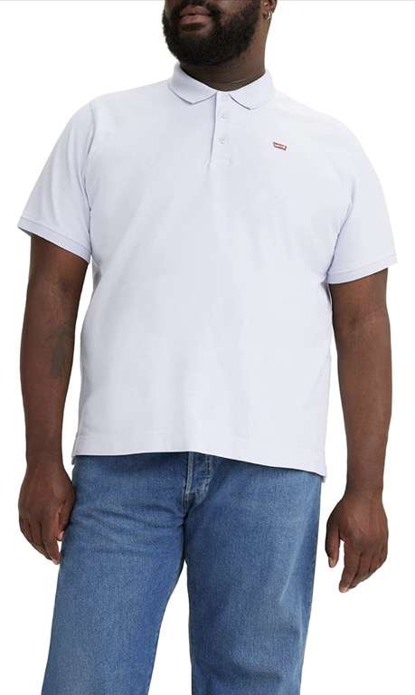 Levi's Herren Big & Tall Housemark Polo T-Shirt Weiß / Größe: XXL - 5XL