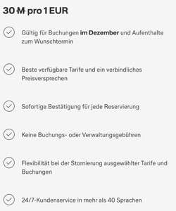 30x Miles & More Meilen bei booking.com