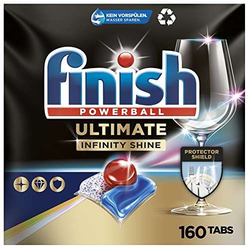 Finish Ultimate Infinity Shine Spülmaschinentabs 160 Stück