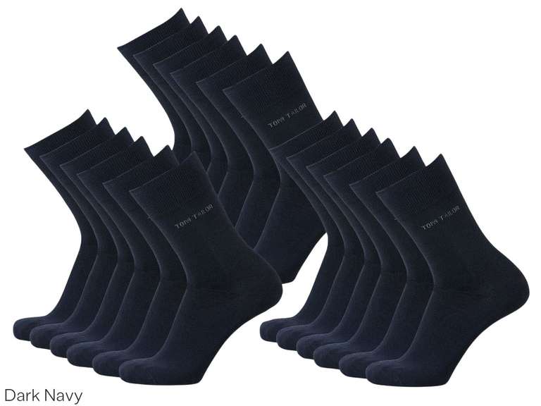 9 Paar Tom Tailor Basic Socken [verschiedene Farben und Größen]