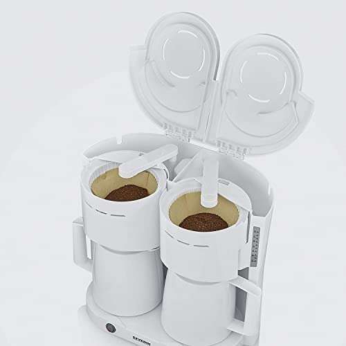 SEVERIN KA 5830 Duo-Filterkaffeemaschine mit 2 Thermokannen für jeweils bis zu 8 Kannen, 2 x 1.000 Watt