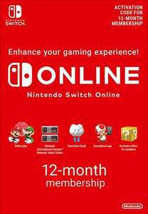 Nintendo Switch Online Mitgliedschaft - 12 Monats für 14,99€/ Family Mitgliedschaft für 25,99€