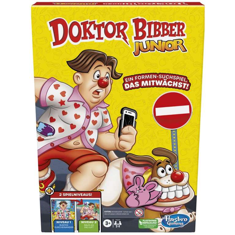 Doktor Bibber Junior Brettspiel, Formen-Suchspiel