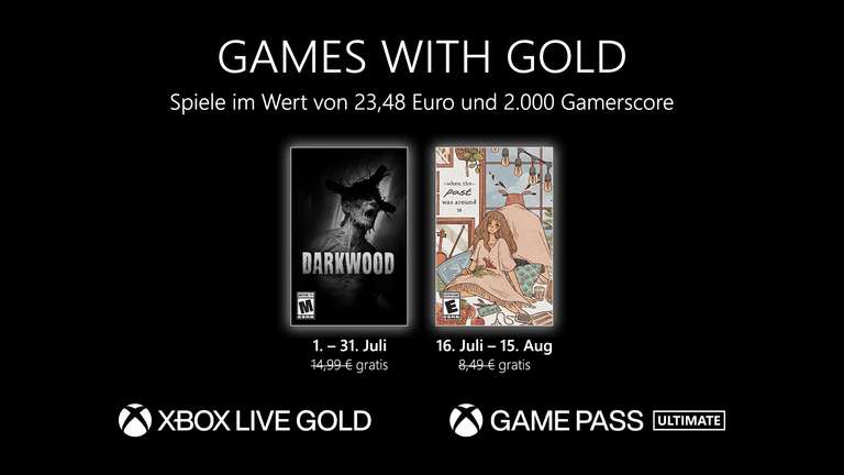 Games with Gold im Juli 23: "Darkwood" und "When the Past was Around"