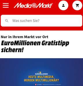 Gratistipp EuroMillionen beim Einkauf in Media Markt