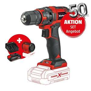 Einhell Set Aktion - gratis Akku und Bluetooth Lautsprecher dazu bei Bauhaus
