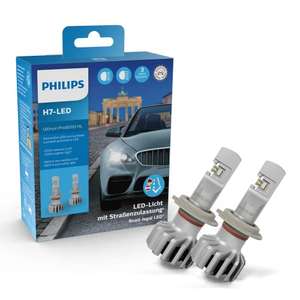 2er Box Philips Ultinon Pro6000 H7-LED Scheinwerferlampe mit Straßenzulassung