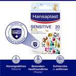 Hansaplast Kinderpflaster Sensitive (20 Strips), Wundpflaster mit niedlichen Tiermotiven