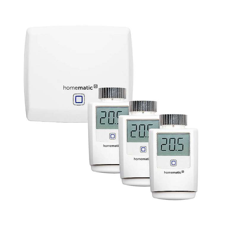 Homematic IP Starter Set - 3x Thermostate + AccessPoint