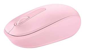 Microsoft Wireless Mobile Mouse 1850 (Maus, rosa, kabellos, für Rechts- und Linkshänder geeignet)