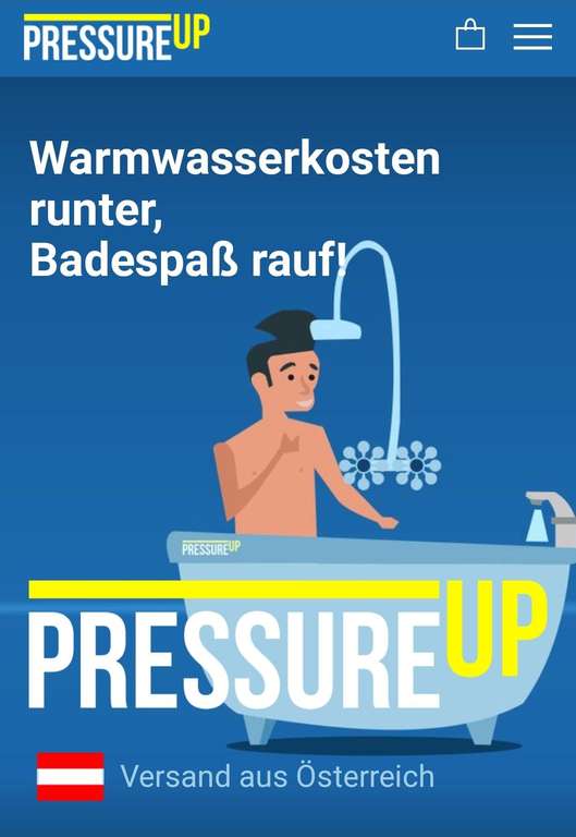 50% Rabatt bei PRESSUREUP - Durchflussminderer - Spart Wasser und Heizkosten