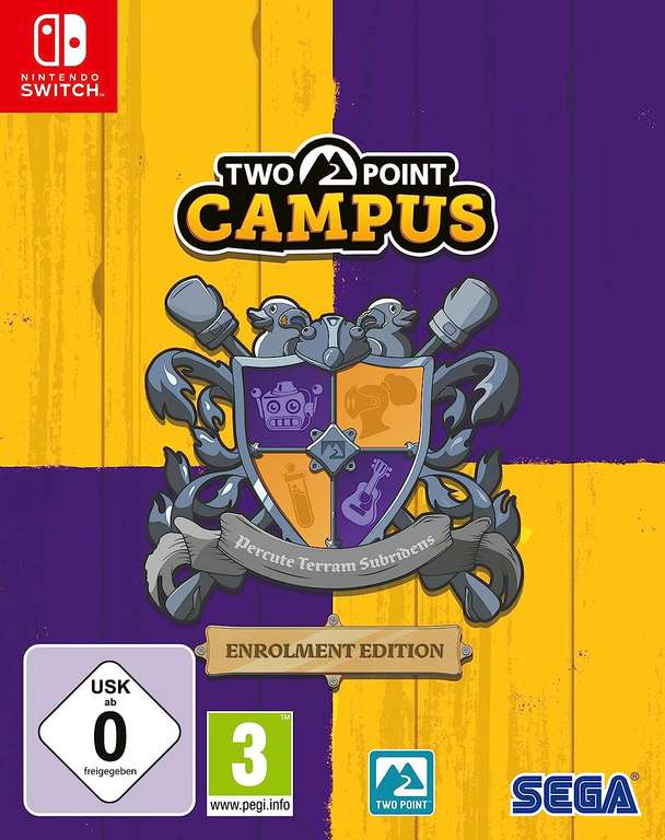 "Two Point Campus Enrolment Edition" (PS4 / PS5 um 10,08€) (Nintendo Switch um 15,13€)