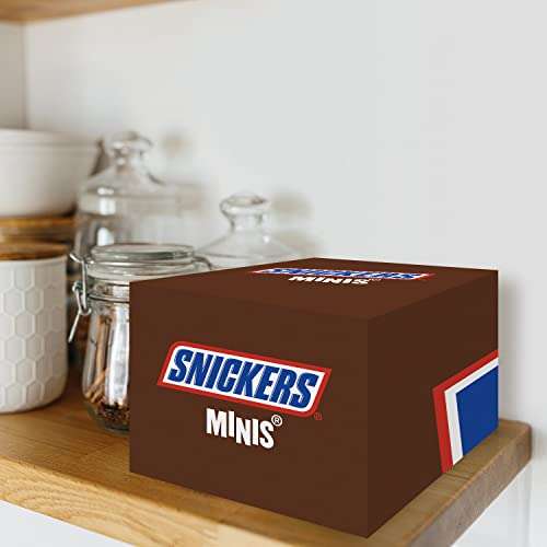 Snickers Minis Schokoriegel Großpackung | Schokolade, Erdnuss, Karamell | 150 x 18g | 2,7kg