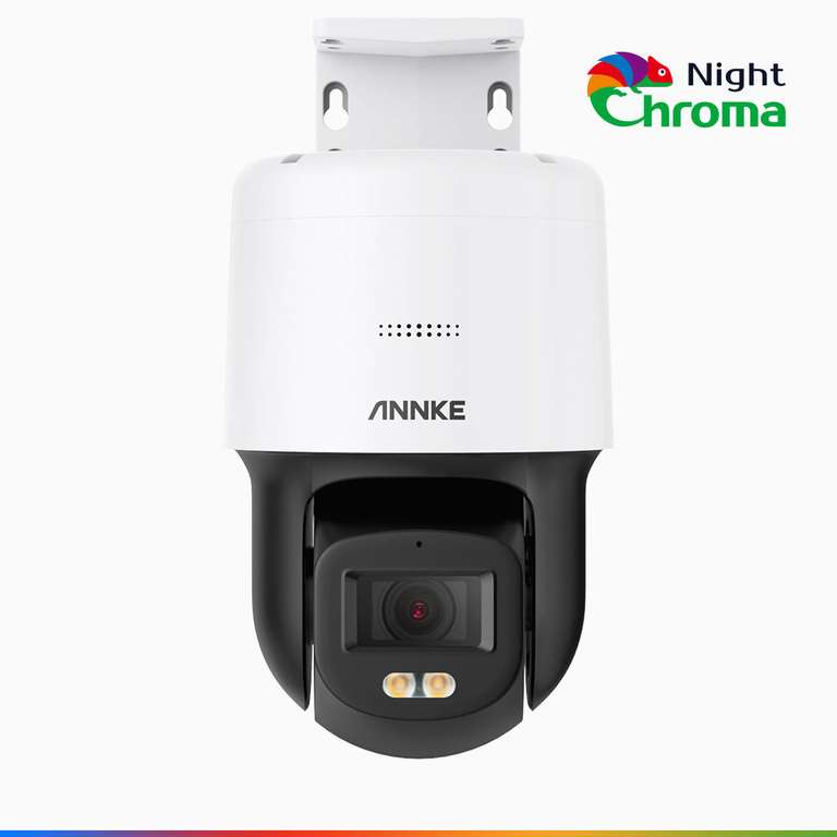 Annke NightChroma NCPT500 3K 340° Außen-Kamera mit f/1.0 Superblende, Farbnachtsicht, 2-Wege Audio & Bewegungserkennung