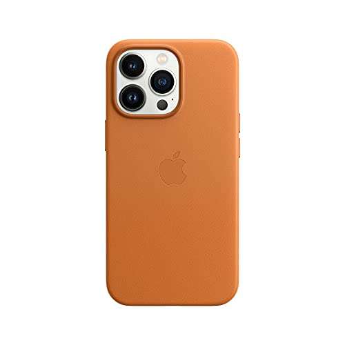 Apple Leder Case mit MagSafe (für iPhone 13 Pro) - Goldbraun