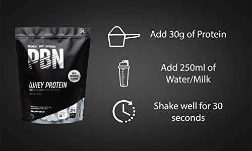 1kg Premium Body Nutrition Whey Protein, Kokosnuss