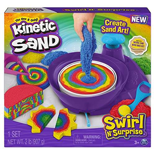 Spin Master Kinetic Sand Swirl'n Surprise Set