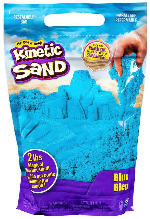 Spin Master Kinetic Sand Kinetic Colour Bag blau 907g