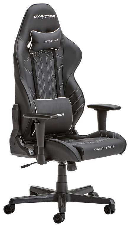 DXRacer Gladiator 8000 Gamingsessel, schwarz od. schwarz/weiß