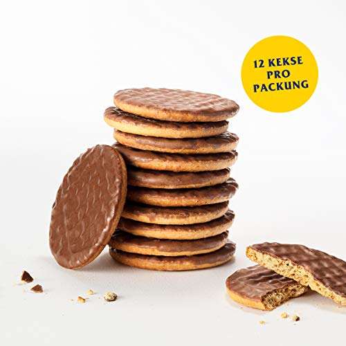 McVitie's Digestives Milk Chocolate 1 x 200 g – knusprige Kekse mit Schokoladenüberzug