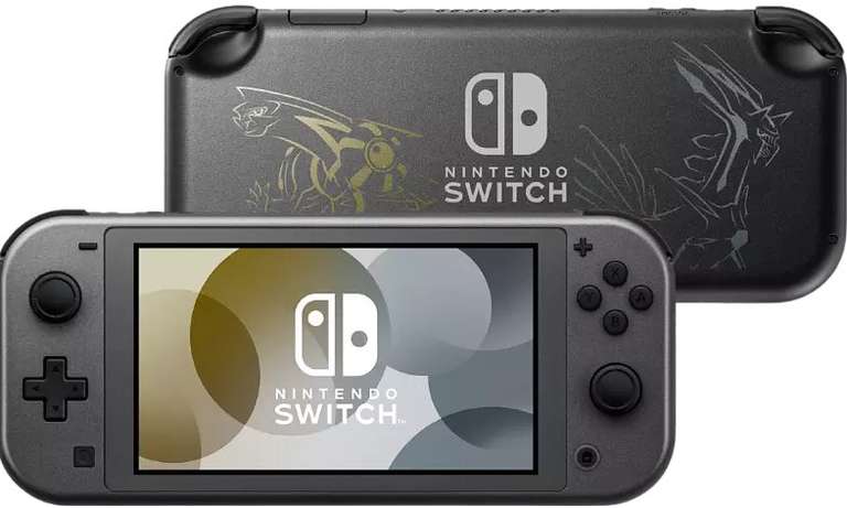 Nintendo Switch Lite - Dialga & Palkia Edition, grau/gold
