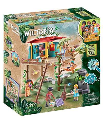 PLAYMOBIL Wiltopia 71013 Familienbaumhaus mit Spielzeugtieren