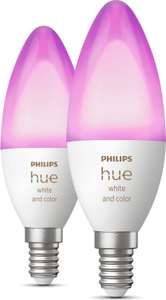 Philips Hue White and Color Ambiance 470 E14 4W LED Lampen 2er-Pack