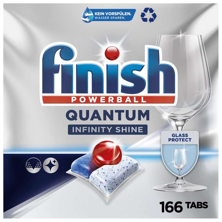 Finish Quantum Infinity Shine Spülmaschinentabs – 2x83 Tabs